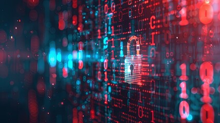 Obraz premium minimalistic horizontal wallpaper regarding cybersecurity and privilege access management