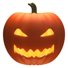 3D Halloween Scary Pumpkin