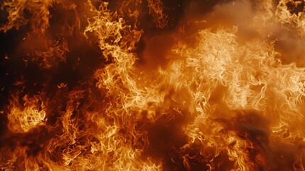 Obraz premium Intense Fire Blaze