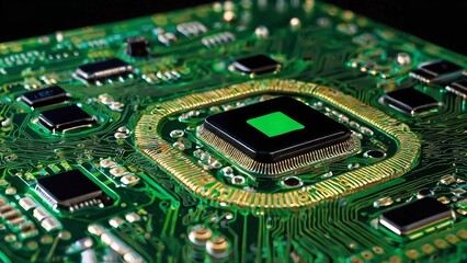 Obraz premium Electronic circuit board