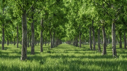Cottonwood tree groves optimized with cyber environmental monitoring and care