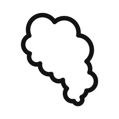 Smoke Icon Series Vapor Illustrations for Environmental and Safety Applications