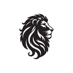 vector set of lion silhouette logo Lion collection.