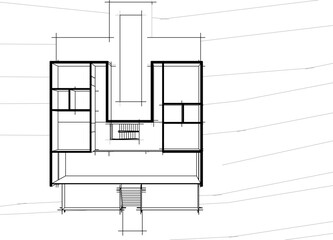 3d render of a house