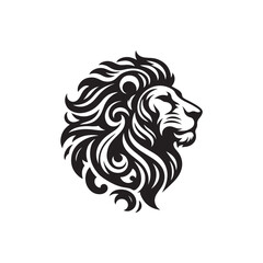 vector set of lion silhouette logo Lion collection.