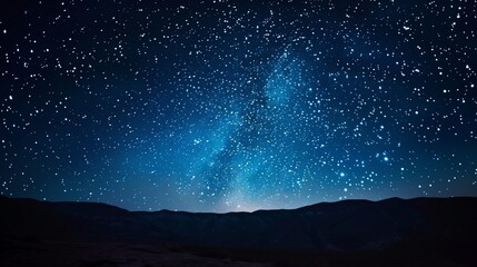 Obraz premium Night Sky Illuminated with Stars and the Milky Way