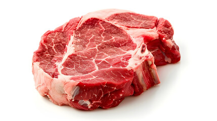 speak meat isolated on white background