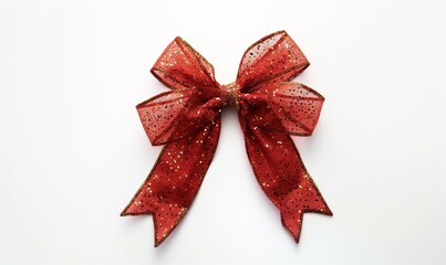 red bow, ribbon, Christmas