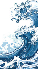 Naklejka premium Flowing dots particles wave pattern halftone gradient curve shape isolated on white background.