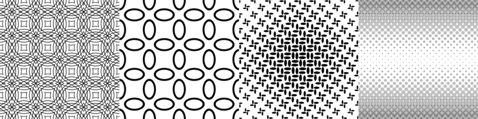 Black and white pattern collection