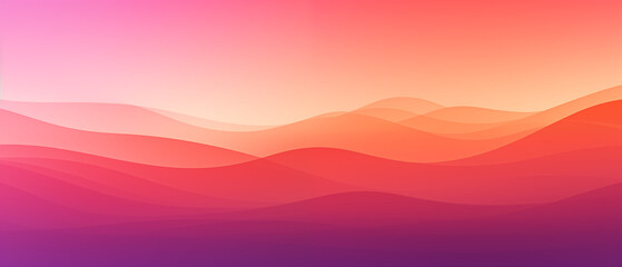Sunset Gradient Waves
