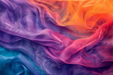 Obraz premium Vibrant Abstract Art with Swirling Colors