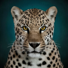 Naklejka premium Majestic lion 