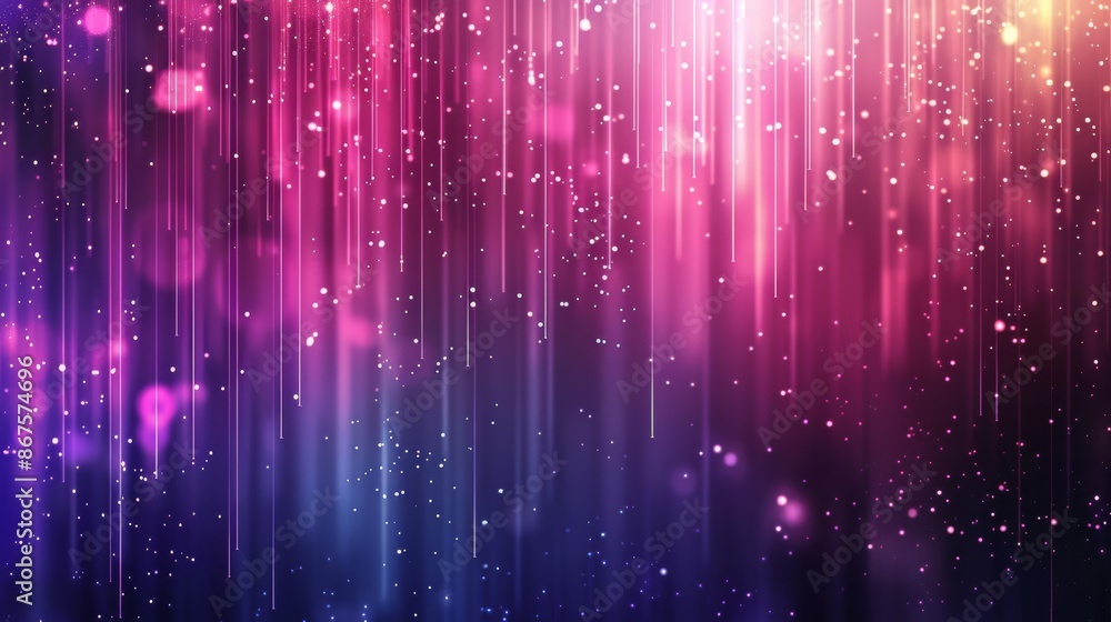 Poster an image with high definition displays dynamic light streaks in an abstract, mesmerizing way with a 