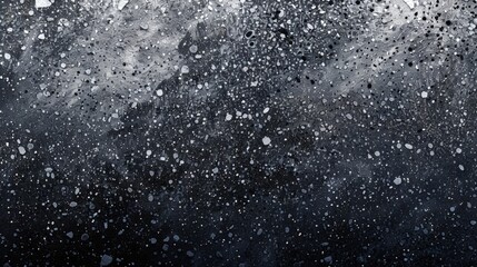 Abstract Rainfall with Drops of Water