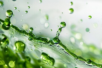 Drops of Water in Motion