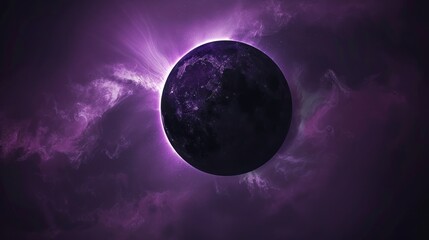 Fototapeta premium purple and black concept for ads