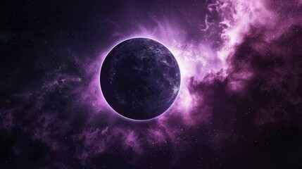 Obraz premium purple and black concept for ads