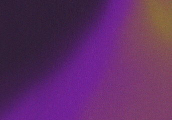Grainy black purple  gradient background with blazing purple light and noise texture effect banner in the background