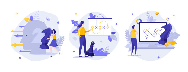 Vector Business Character Set