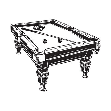 recommend clip art: Billiard table image vector  isolated on white. billiard table with balls