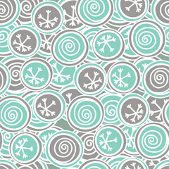 Seamless pattern with geometric aboriginal ornament. Ethnic tribal rounded color background. Afican, australian motiph. Dots painting. Vector illustration, template design for cloth, card, fabric