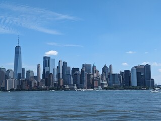 Naklejka premium city skyline