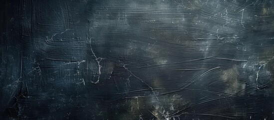 Texture of a blackboard on a dark surface made of concrete or cement