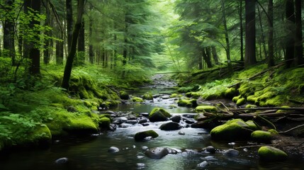 Mystical Forest Stream.