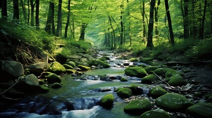 Mystical Forest Stream.