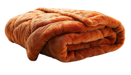 Comfy, cozy, warm blanket. Soft to the touch. Perfect for a cold winter night. , isolate on white background