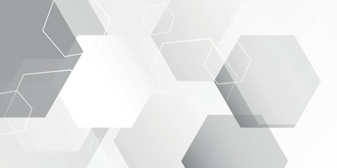 White background abstract art vector illustration with shapes.vector