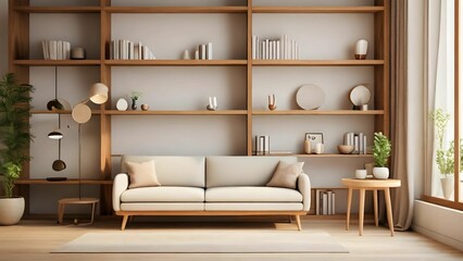 柔らかな自然光が差し込むシンプルな部屋