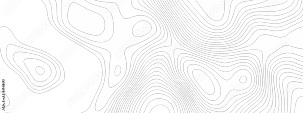 Poster abstract lines background contour maps vector illustration. geographic grid map abstract wave paper 