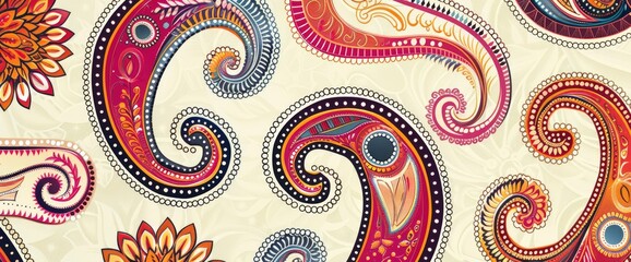 Discuss The Evolution Of Paisley Patterns In Wallpaper From Traditional To Contemporary Styles, Wallpapers HD