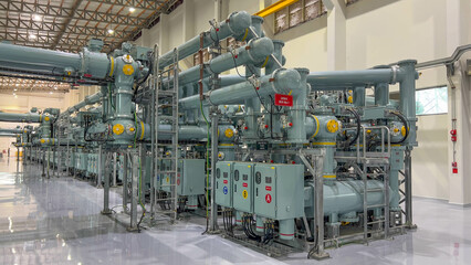 Gas insulated substation (GIS) in 230kV power system