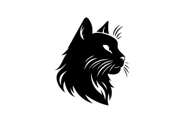 cat silhouette vector illustration  eps