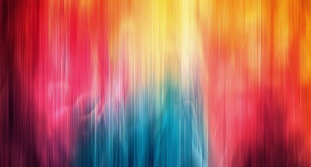 Abstract Rainbow Blurred Vertical Lines Background