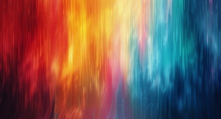 Abstract Rainbow Blurred Vertical Lines Background