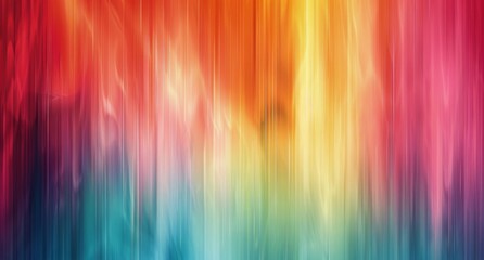 Abstract Rainbow Blurred Vertical Lines Background