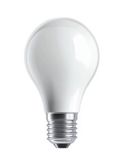 Isolated image of a white light bulb. Perfect for concepts of innovation
