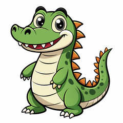Naklejka premium Cartoon dragon