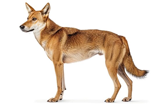 dingo on isolated background