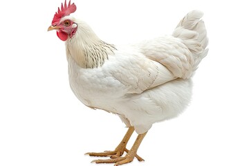 hen on isolated background