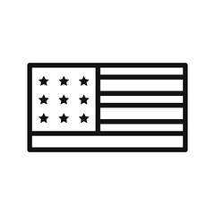 USA Flag Icon Pack National Emblem Illustrations for Patriotic Events and Celebrations