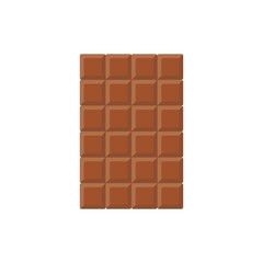 Flat Chocolate Bar Element Illustrations