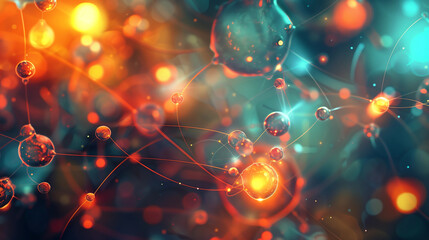 biotechnology :Artistic Cellular Structure: Advanced Biotechnology, biotechnology cell,  genetic engineering