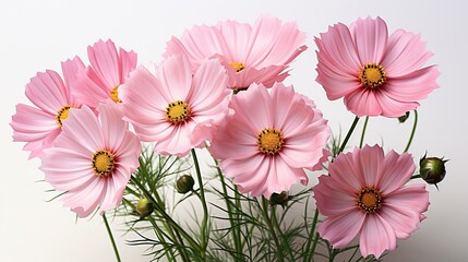 pink and white flowers HD 8K wallpaper Stock Photographic image