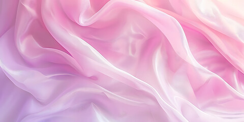 Fototapeta premium Soft gradient background blending from pastel pink to light lavender, creating a gentle and soothing feel, perfect for baby products or relaxation items