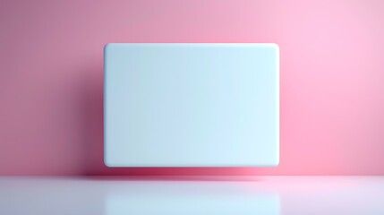 Fototapeta premium A blank business banner template with a clean, minimalist design and neutral colors, ideal for professional use and branding purposes.